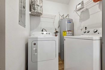 Full-size washer and dryer